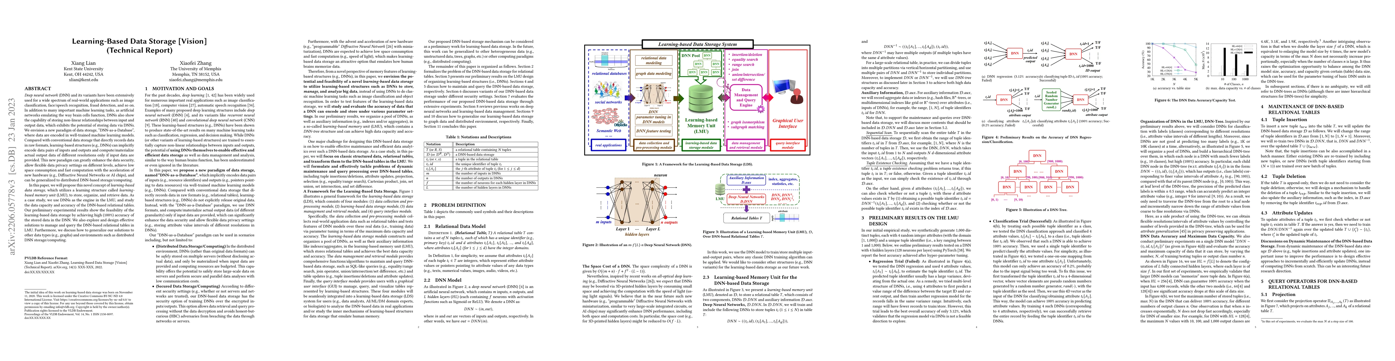 Thumbnail for Learning-Based Data Storage [Vision] (Technical Report)