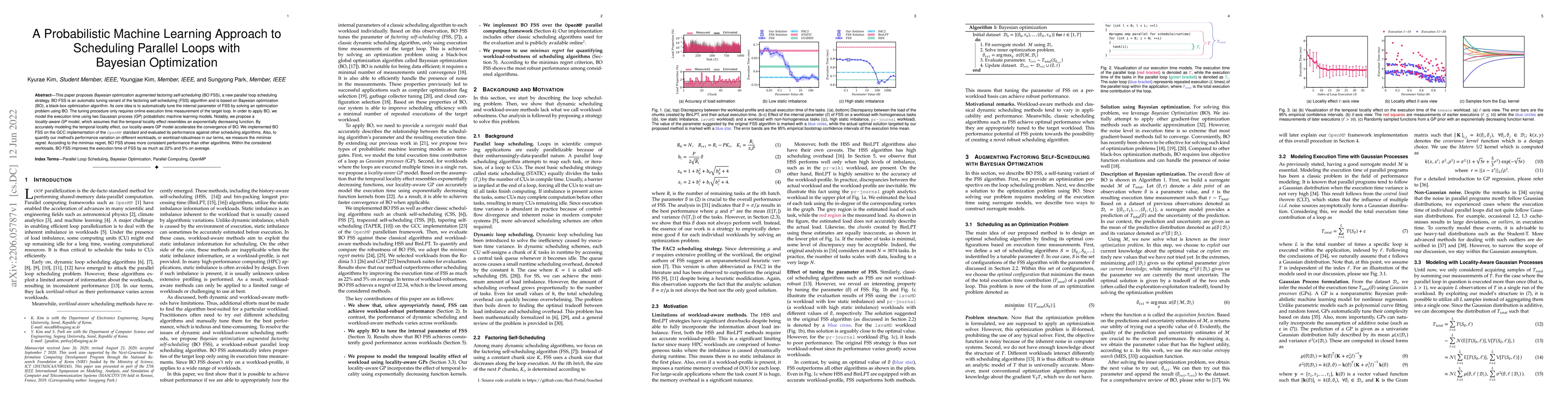Thumbnail for A Probabilistic Machine Learning Approach to Scheduling Parallel Loops
  with Bayesian Optimization