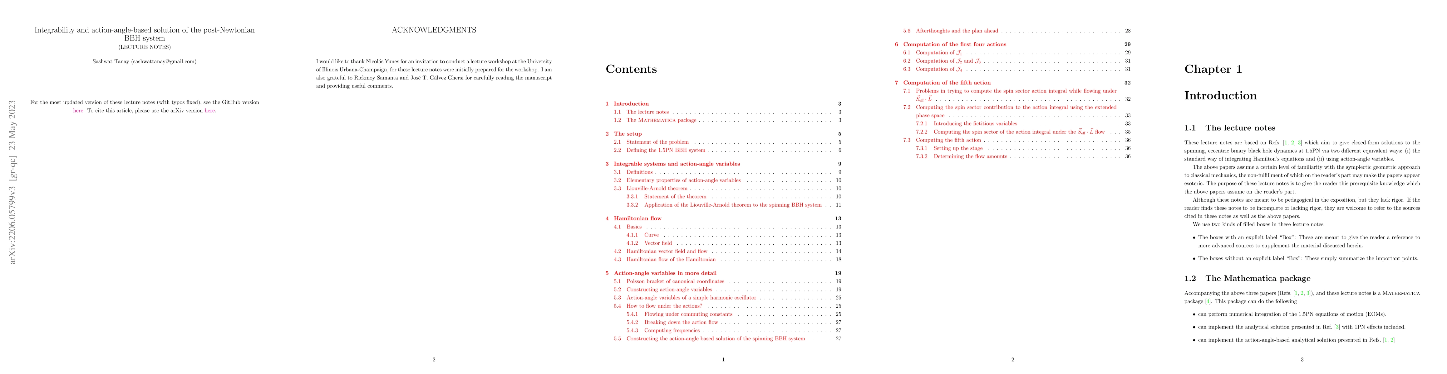 Thumbnail for Integrability and action-angle-based solution of the post-Newtonian BBH
  system (lecture notes)