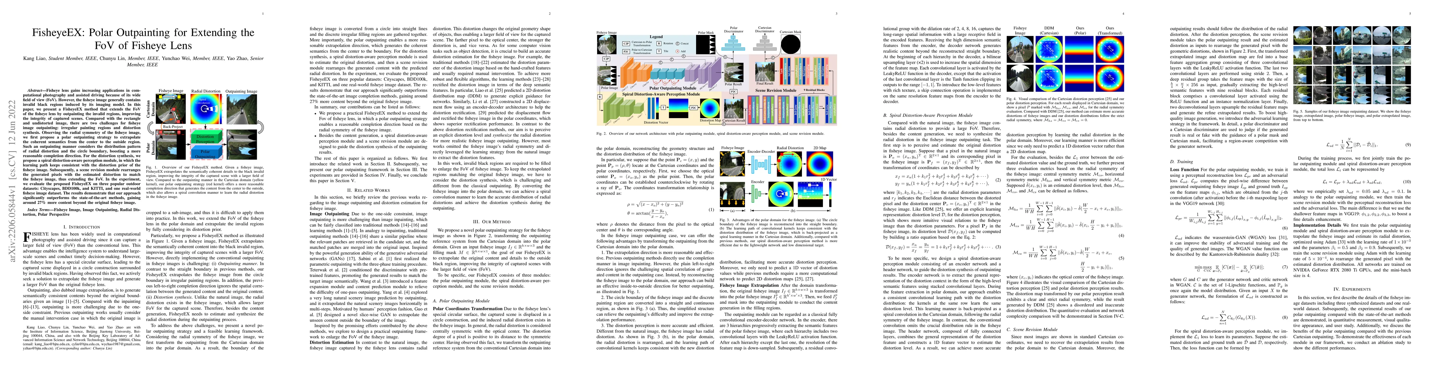 Thumbnail for FisheyeEX: Polar Outpainting for Extending the FoV of Fisheye Lens