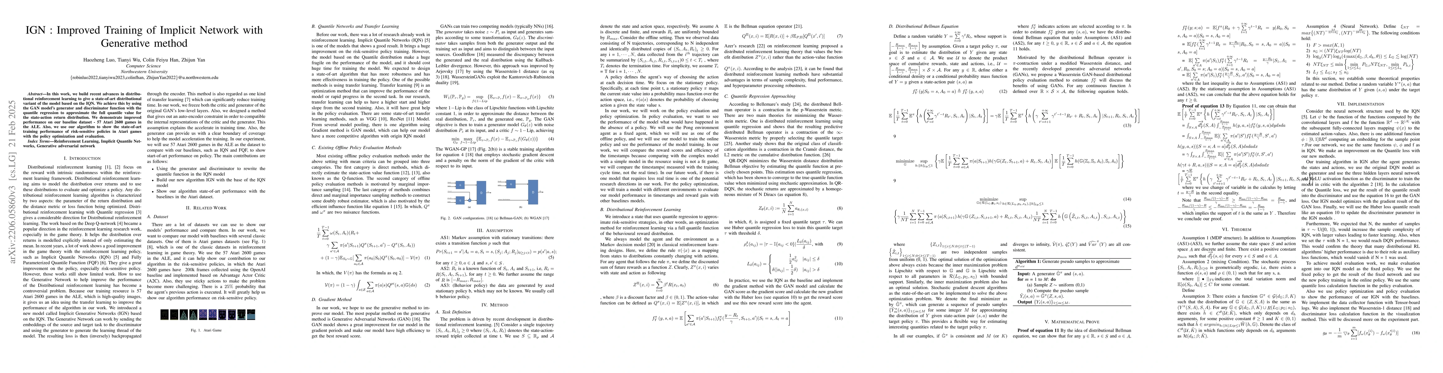 Thumbnail for IGN : Implicit Generative Networks