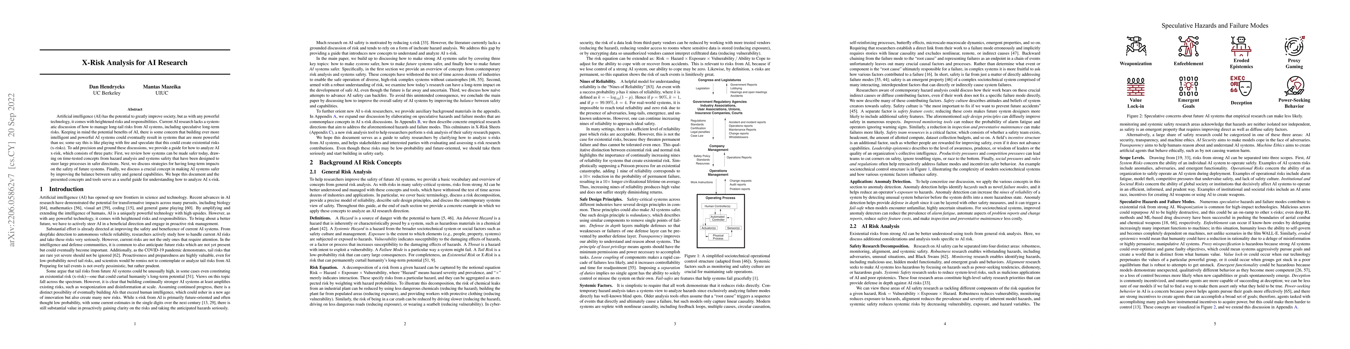 Thumbnail for X-Risk Analysis for AI Research