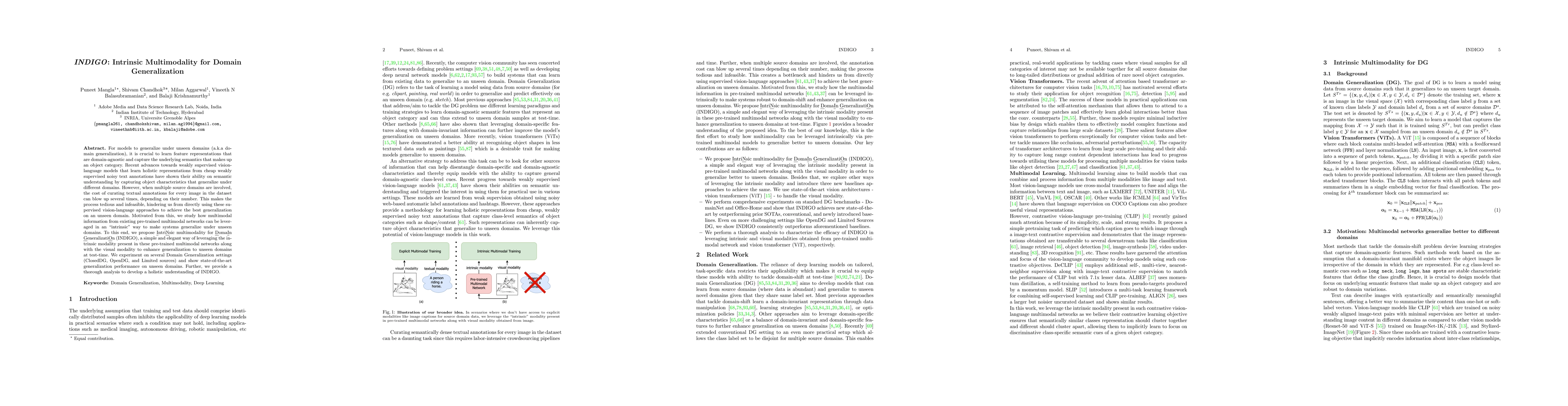 Thumbnail for INDIGO: Intrinsic Multimodality for Domain Generalization