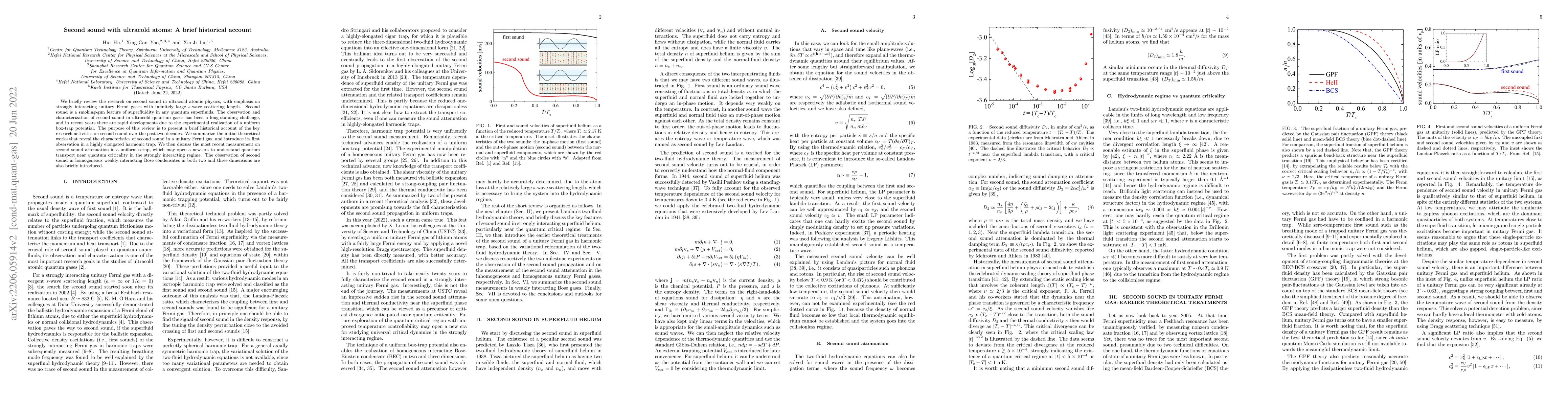 Thumbnail for Second sound with ultracold atoms: A brief historical account