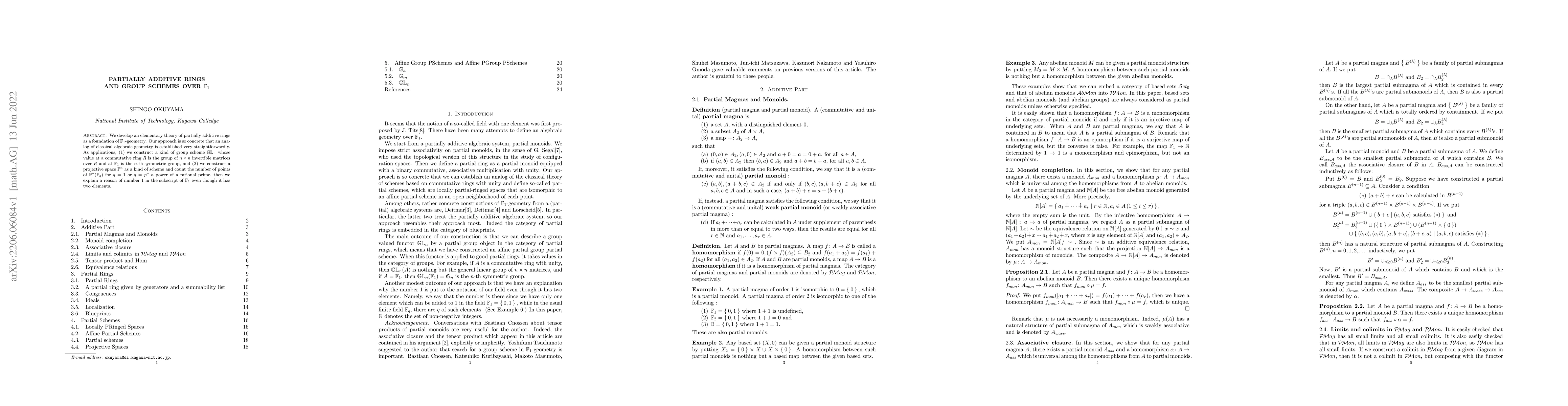 Thumbnail for Partially additive rings and group schemes over ${\mathbb F}_1$