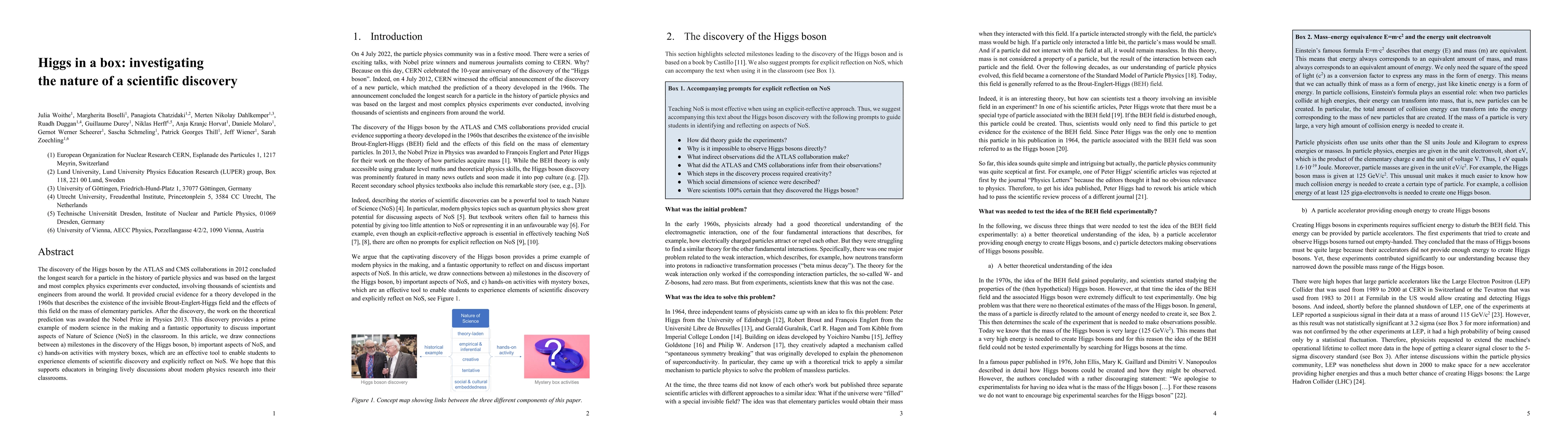 Thumbnail for Higgs in a box: investigating the nature of a scientific discovery