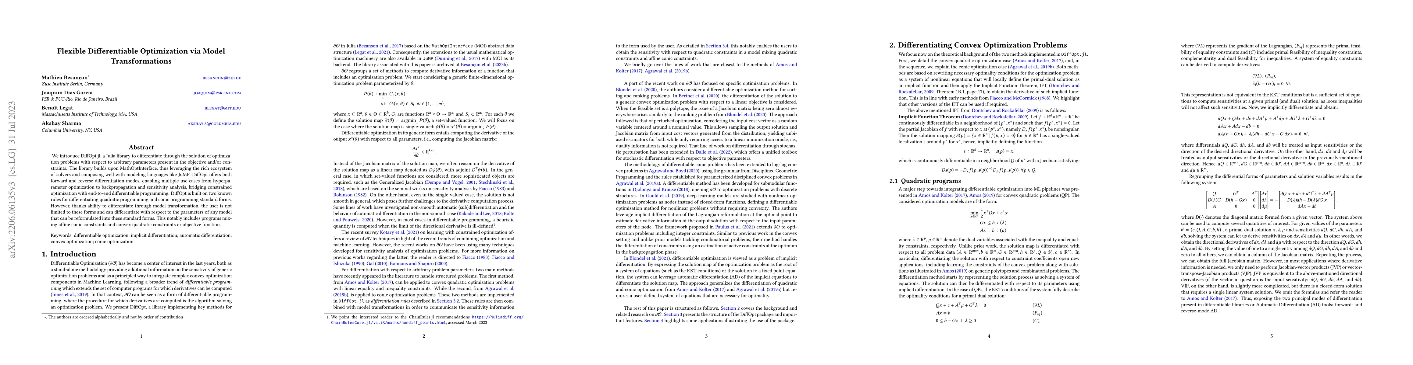Thumbnail for Flexible Differentiable Optimization via Model Transformations