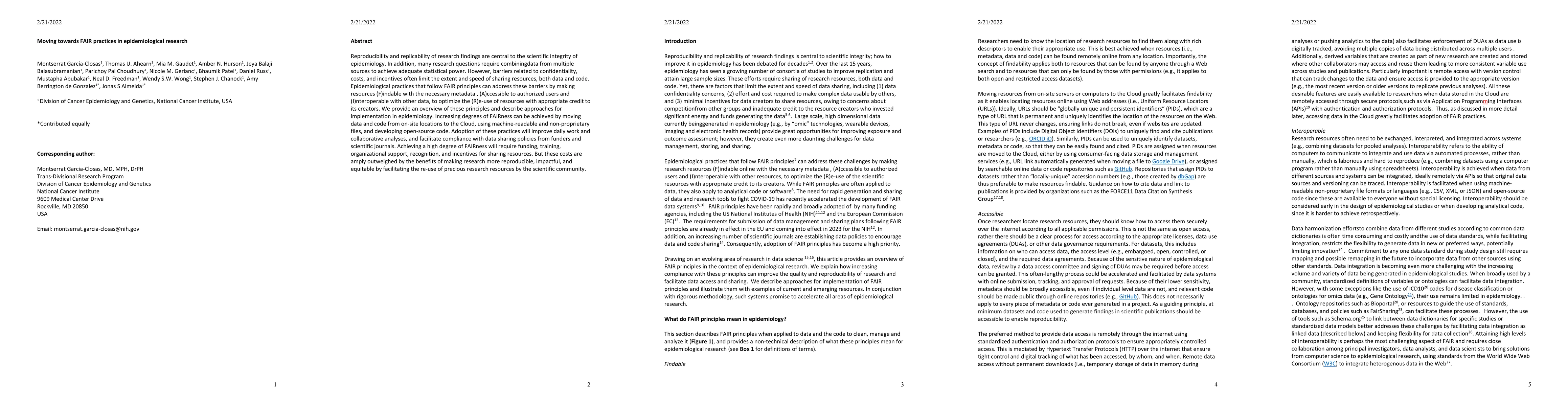 Thumbnail for Moving towards FAIR practices in epidemiological research