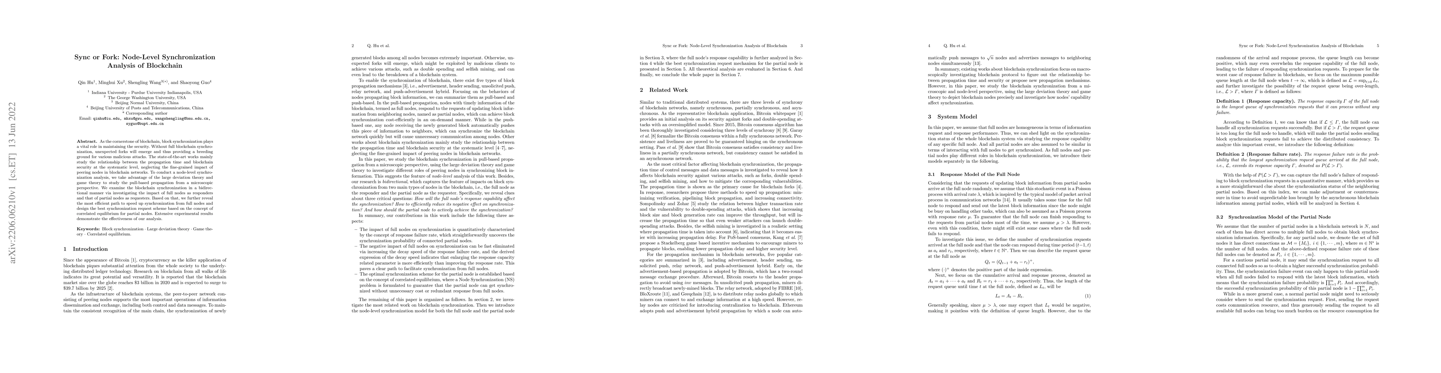 Thumbnail for Sync or Fork: Node-Level Synchronization Analysis of Blockchain