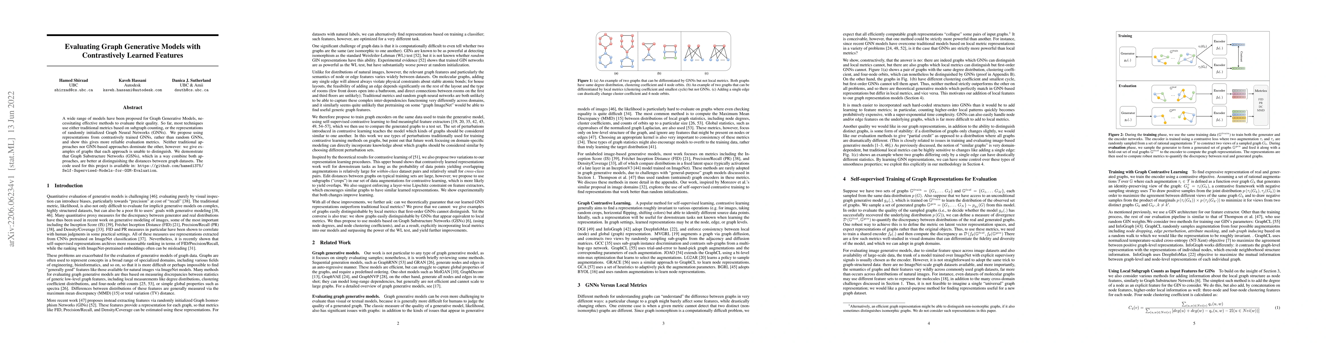 Thumbnail for Evaluating Graph Generative Models with Contrastively Learned Features