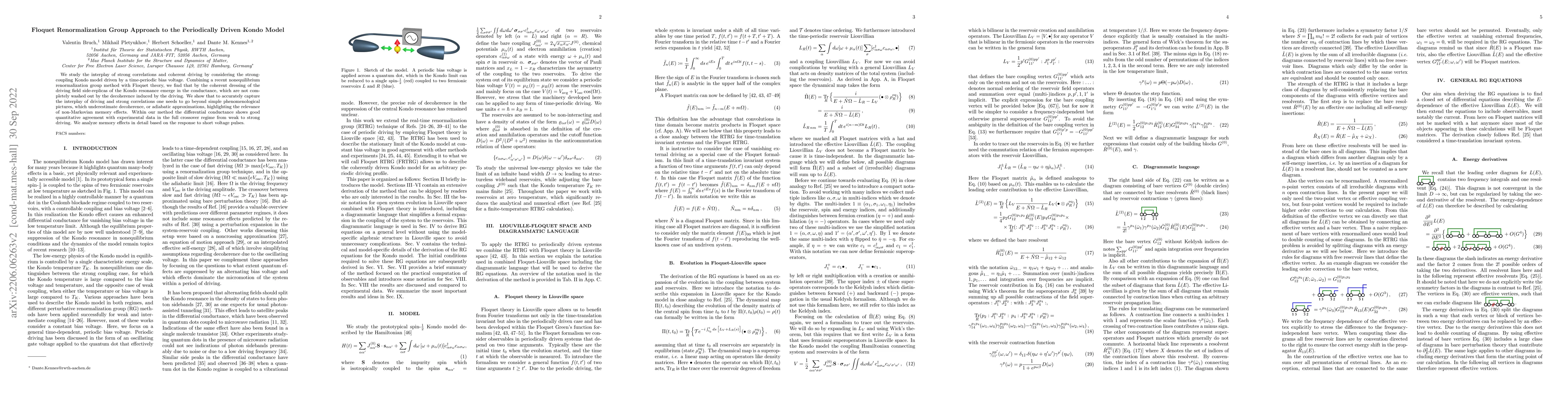 Thumbnail for Floquet Renormalization Group Approach to the Periodically Driven Kondo
  Model