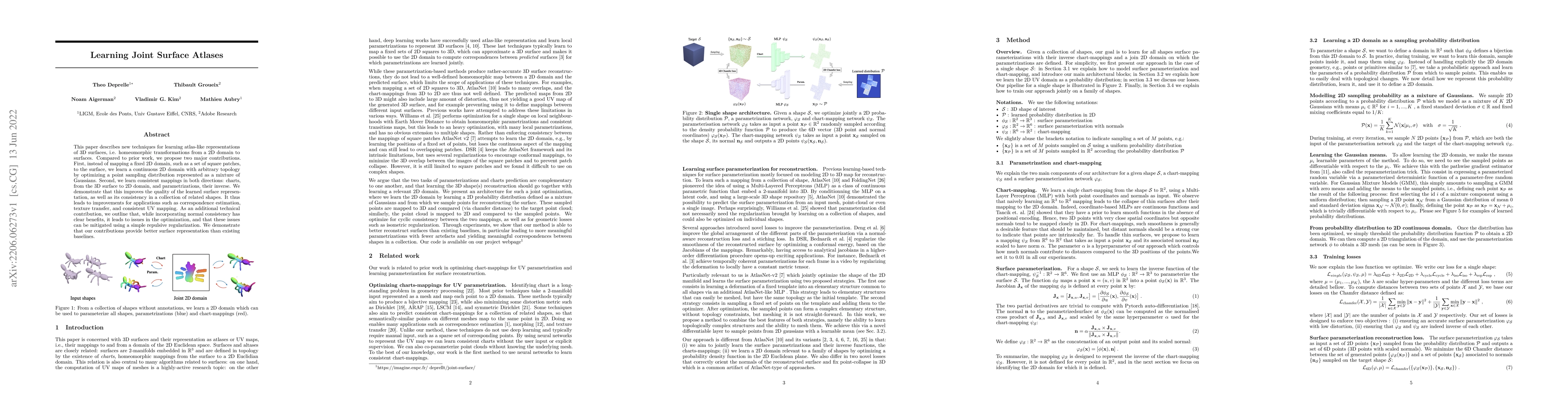 Thumbnail for Learning Joint Surface Atlases