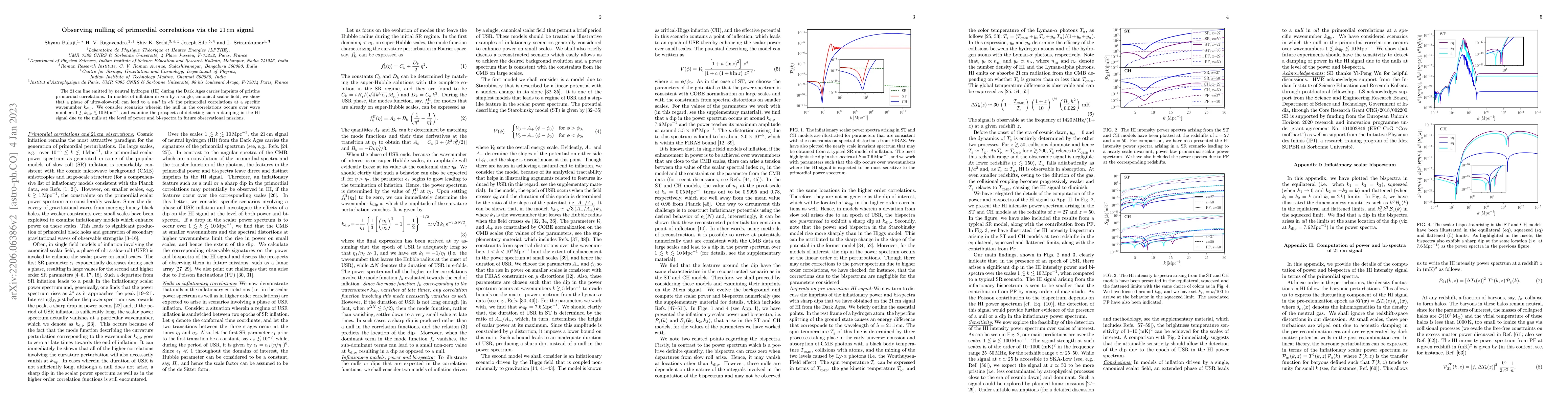 Thumbnail for Observing nulling of primordial correlations via the 21 cm signal