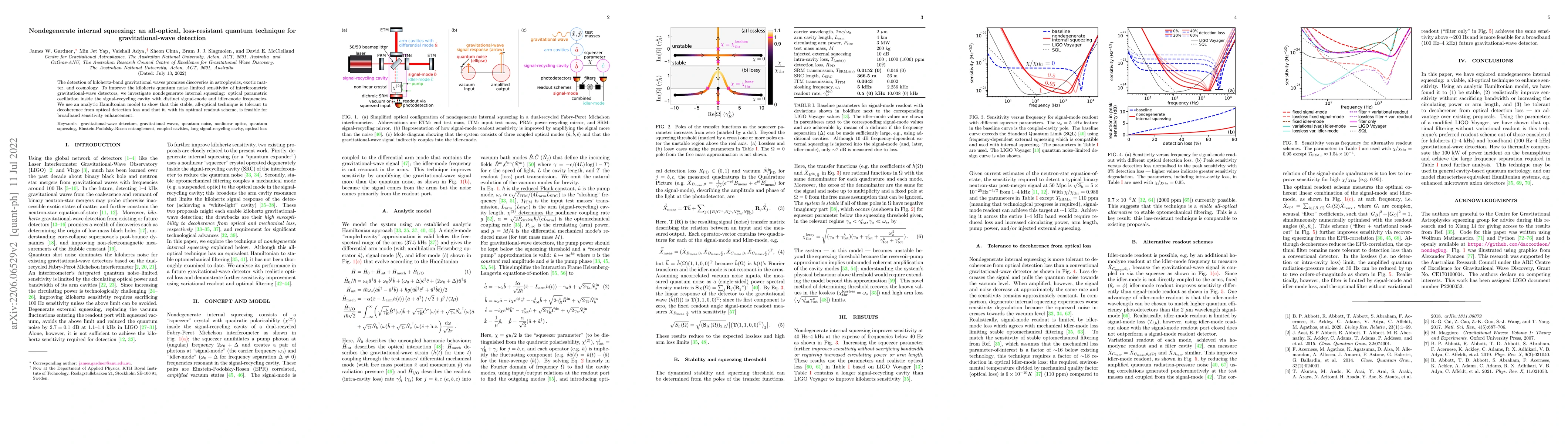 Thumbnail for Nondegenerate internal squeezing: an all-optical, loss-resistant quantum
  technique for gravitational-wave detection
