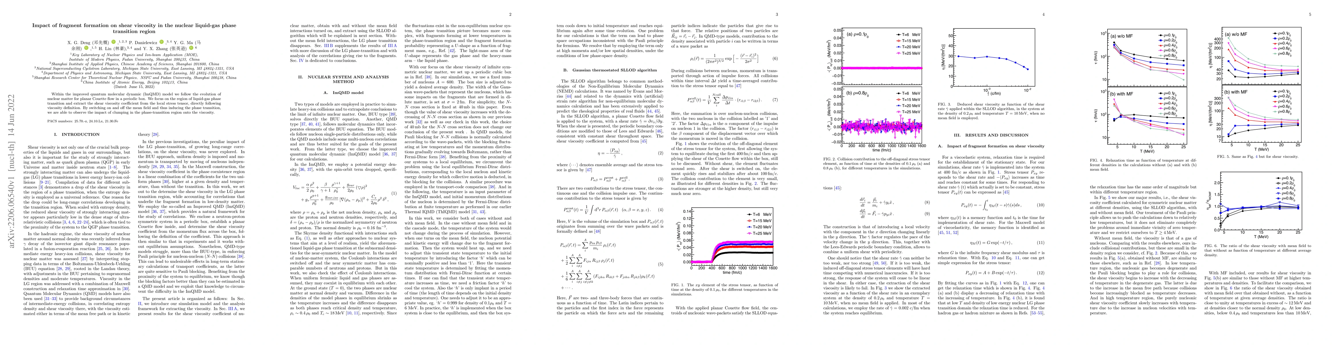 Thumbnail for Impact of fragment formation on shear viscosity in the nuclear
  liquid-gas phase transition region