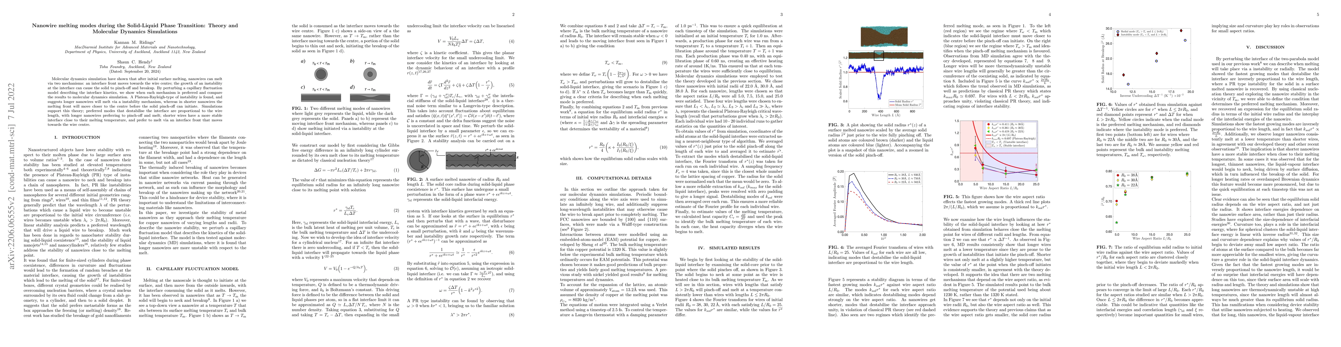 Thumbnail for Nanowire Melting Modes during the Solid-Liquid Phase Transition: Theory
  and Molecular Dynamics Simulations