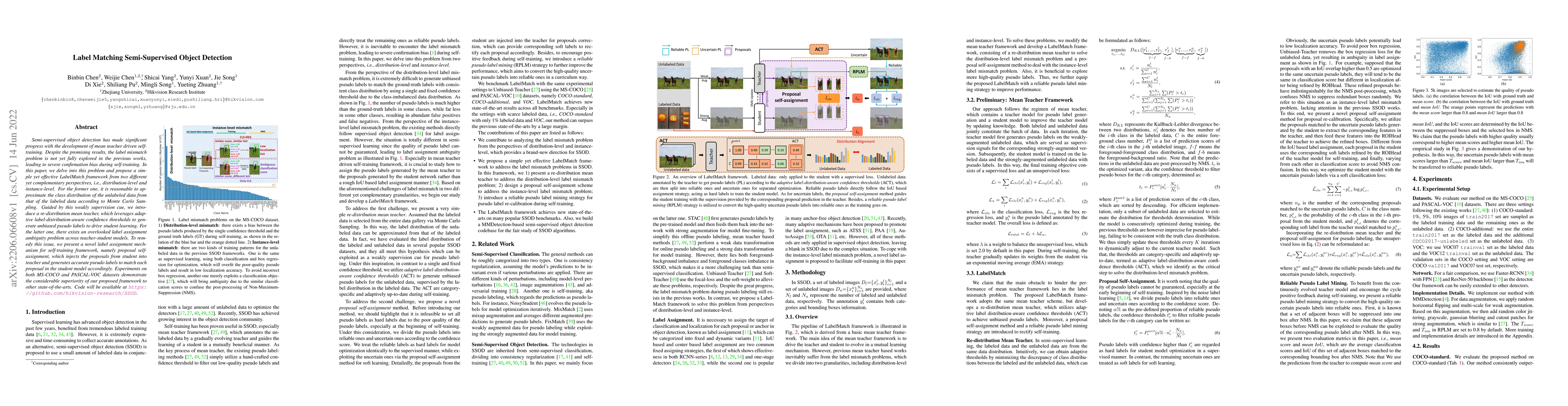 Thumbnail for Label Matching Semi-Supervised Object Detection