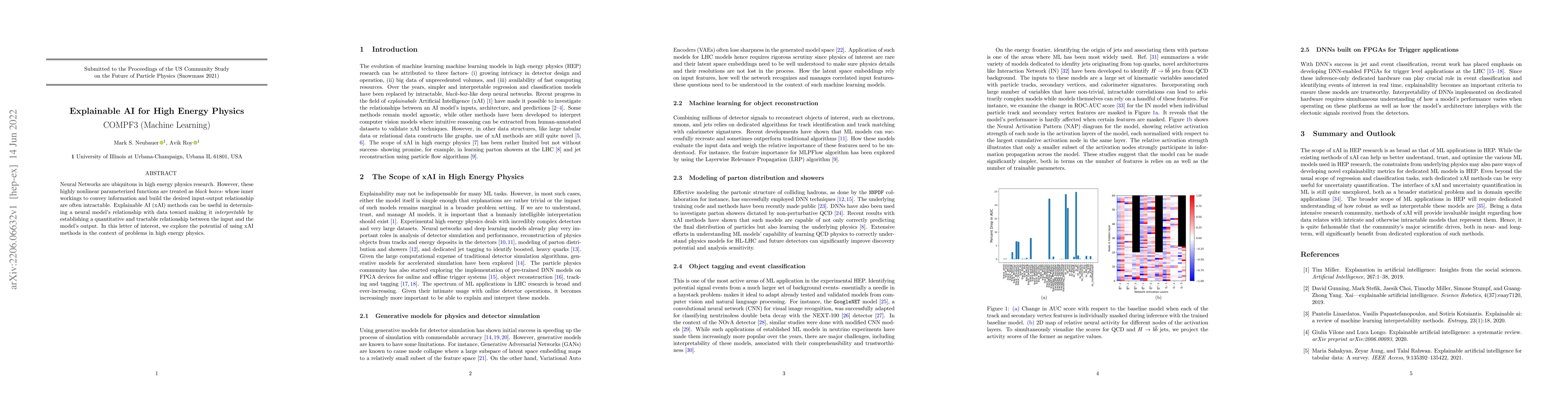 Thumbnail for Explainable AI for High Energy Physics