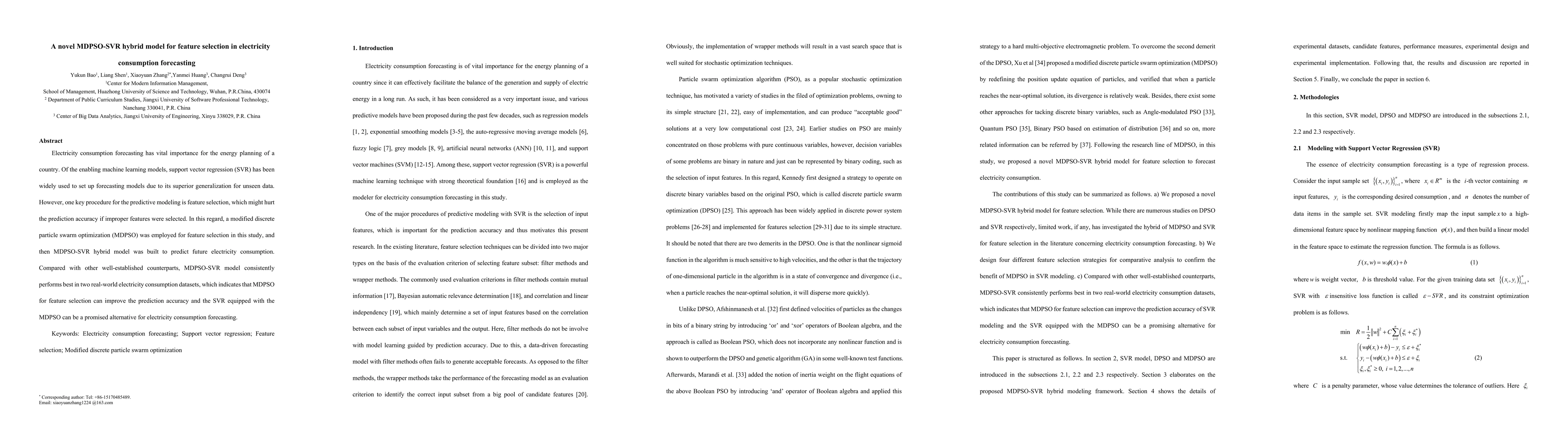 Thumbnail for A novel MDPSO-SVR hybrid model for feature selection in electricity
  consumption forecasting