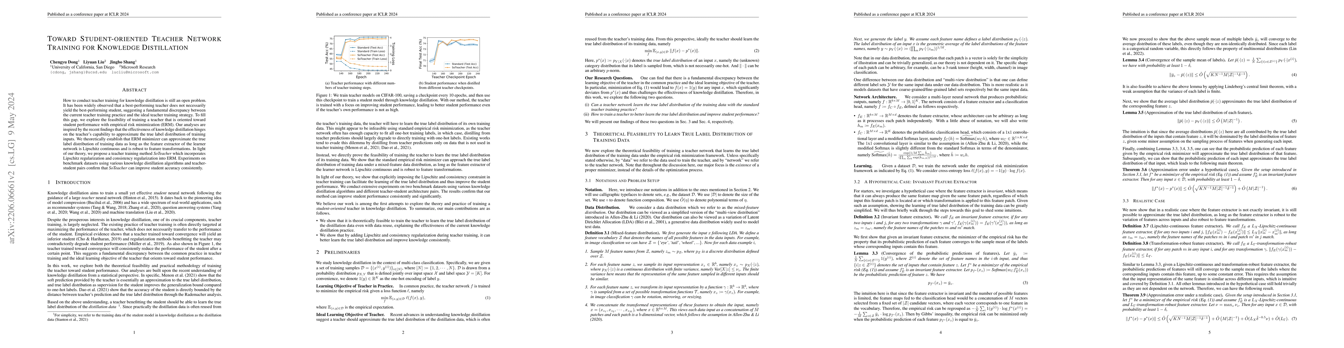 Thumbnail for Toward Student-Oriented Teacher Network Training For Knowledge
  Distillation