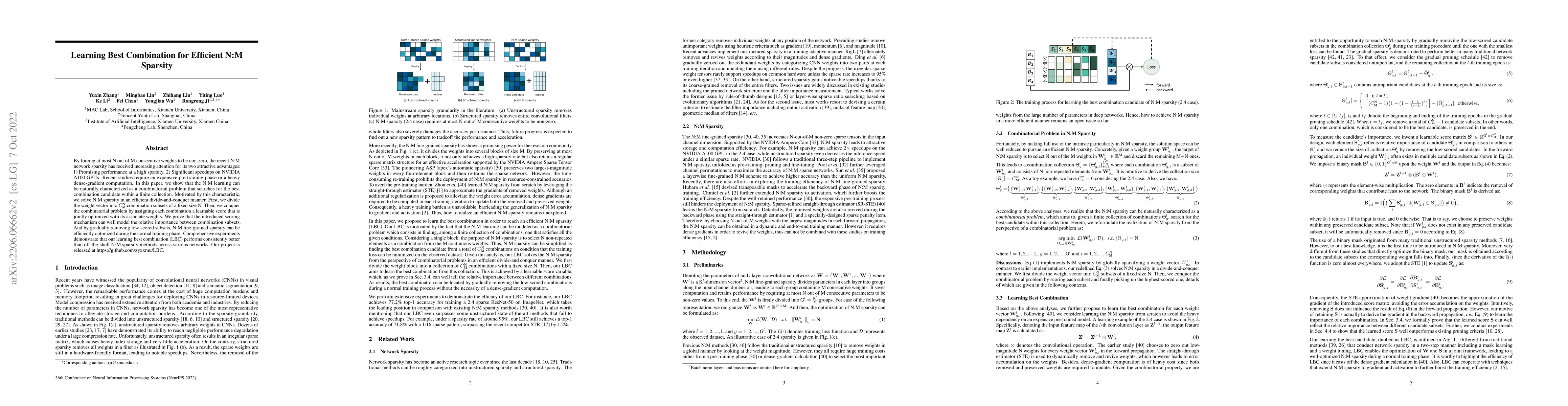 Thumbnail for Learning Best Combination for Efficient N:M Sparsity