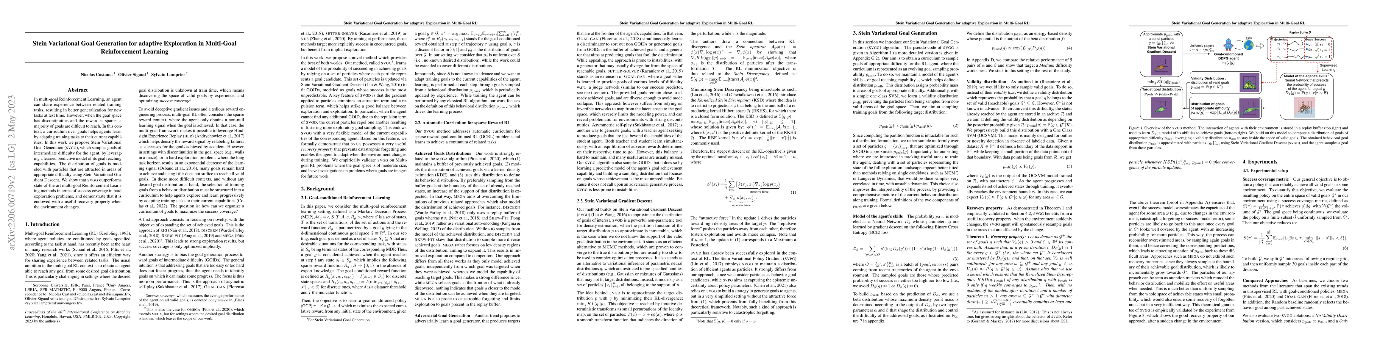 Thumbnail for Stein Variational Goal Generation for adaptive Exploration in Multi-Goal
  Reinforcement Learning