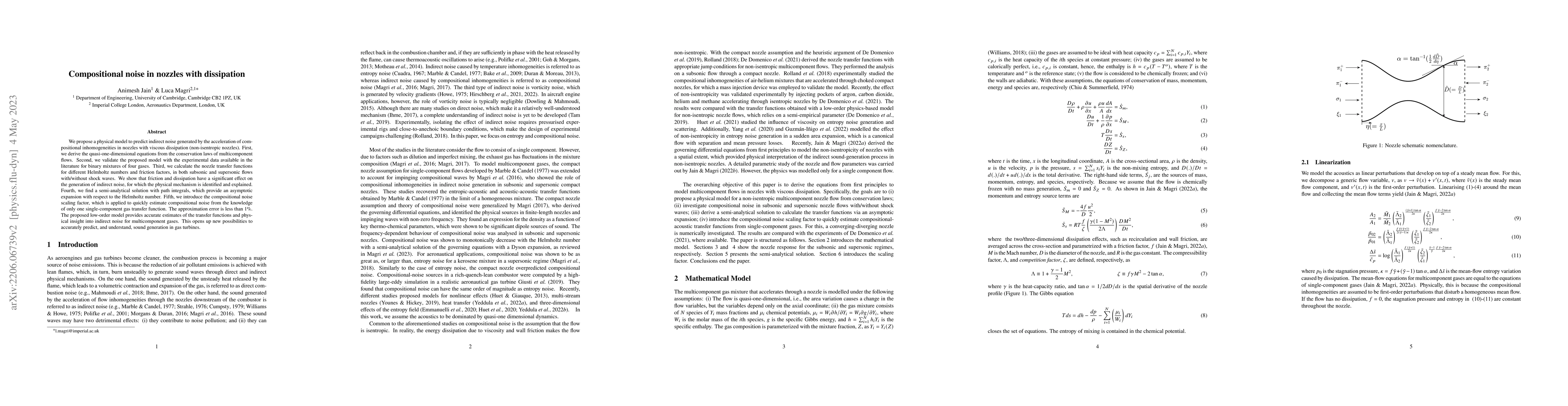 Thumbnail for Compositional noise in nozzles with dissipation