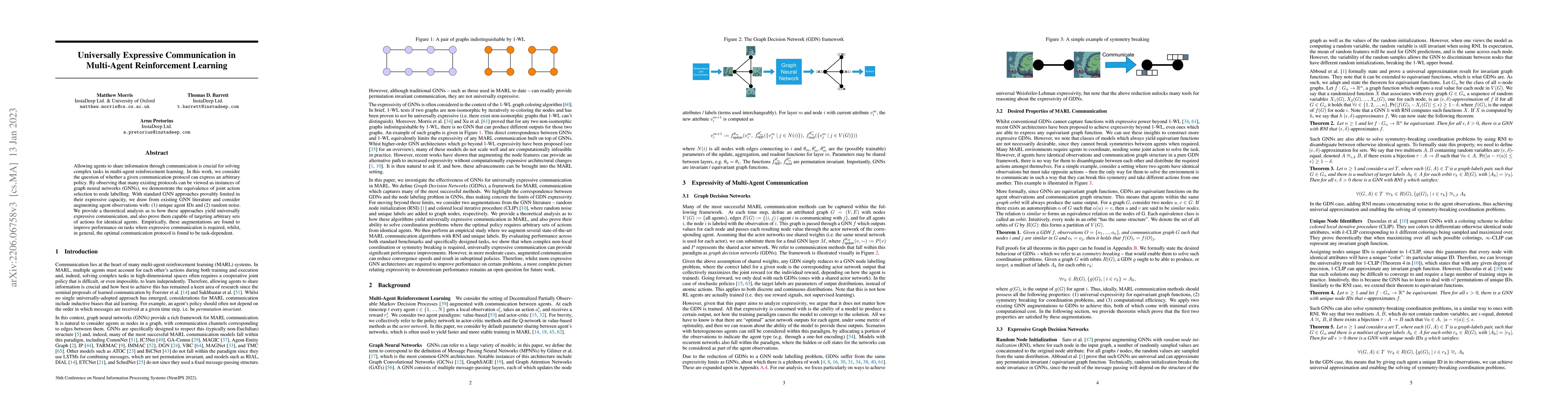 Thumbnail for Universally Expressive Communication in Multi-Agent Reinforcement
  Learning