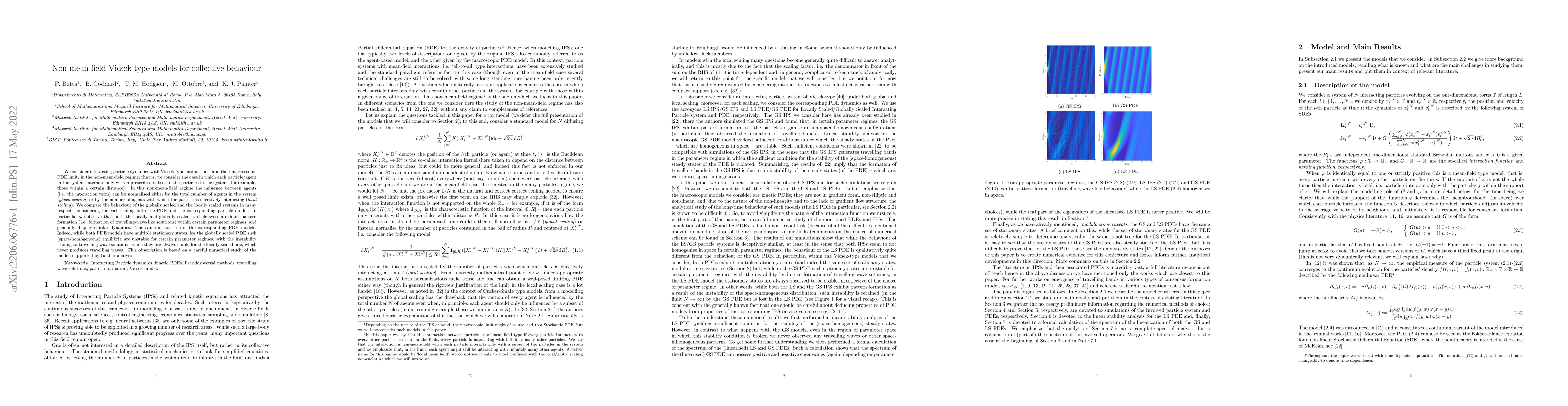 Thumbnail for Non-mean-field Vicsek-type models for collective behaviour