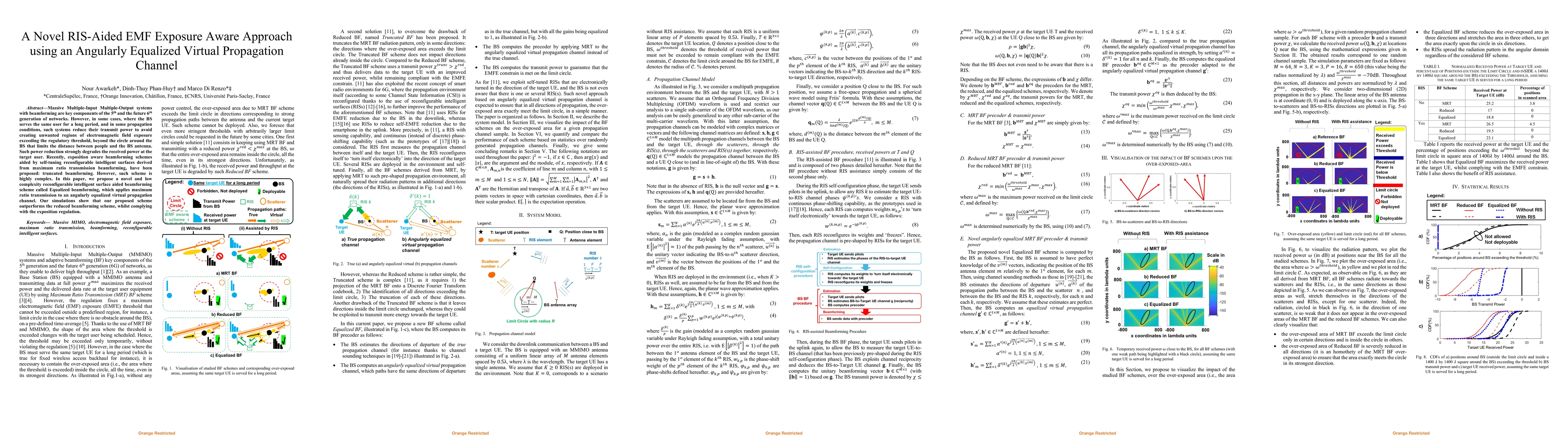 Thumbnail for A Novel RIS-Aided EMF Exposure Aware Approach using an Angularly
  Equalized Virtual Propagation Channel