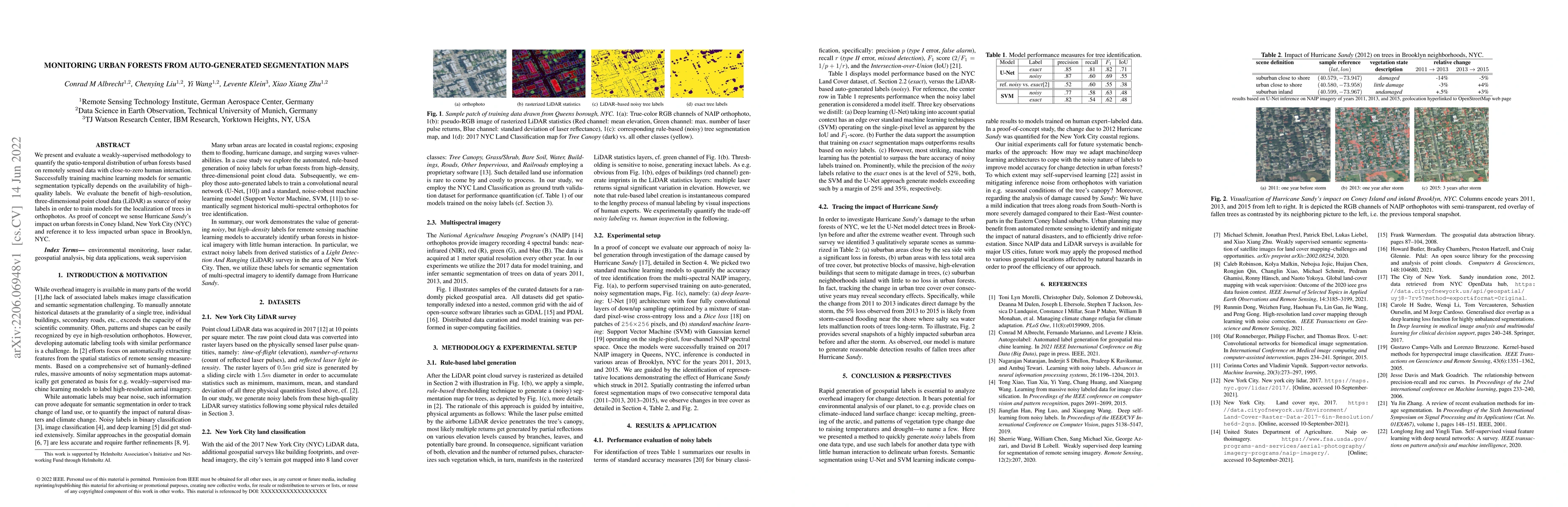 Thumbnail for Monitoring Urban Forests from Auto-Generated Segmentation Maps