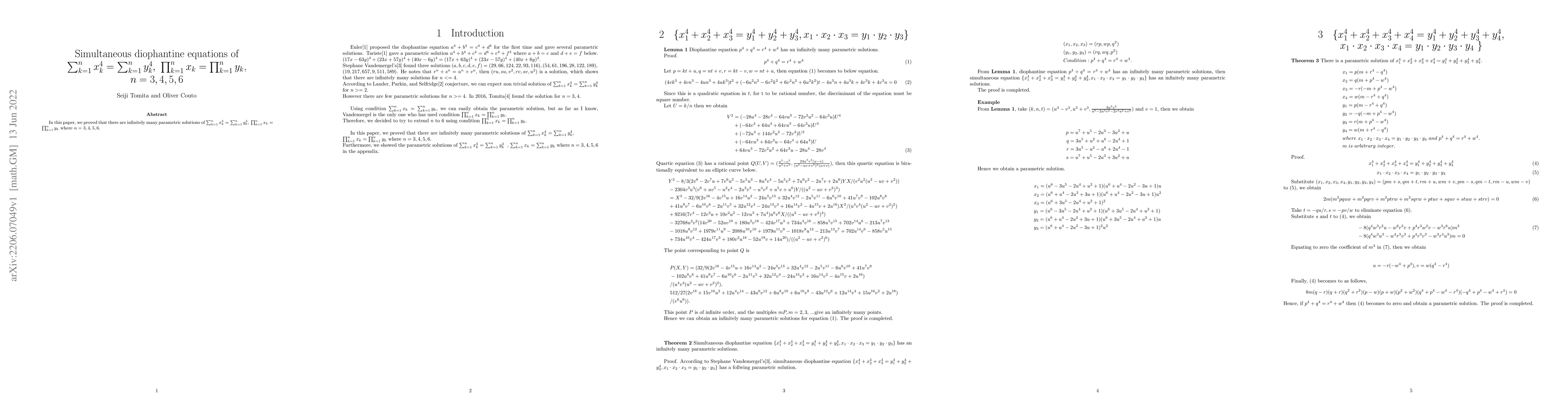 Thumbnail for Simultaneous Diophantine Equations