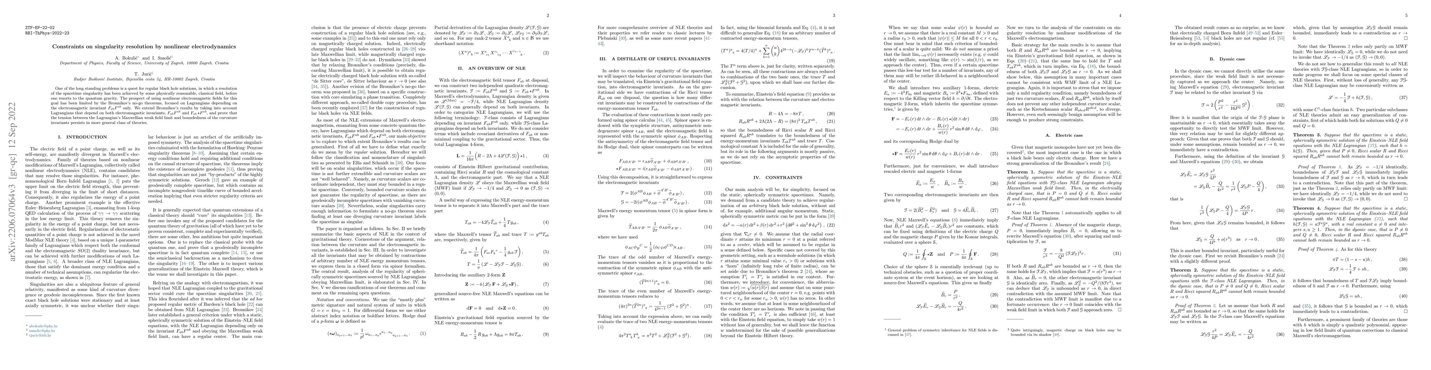 Thumbnail for Constraints on singularity resolution by nonlinear electrodynamics