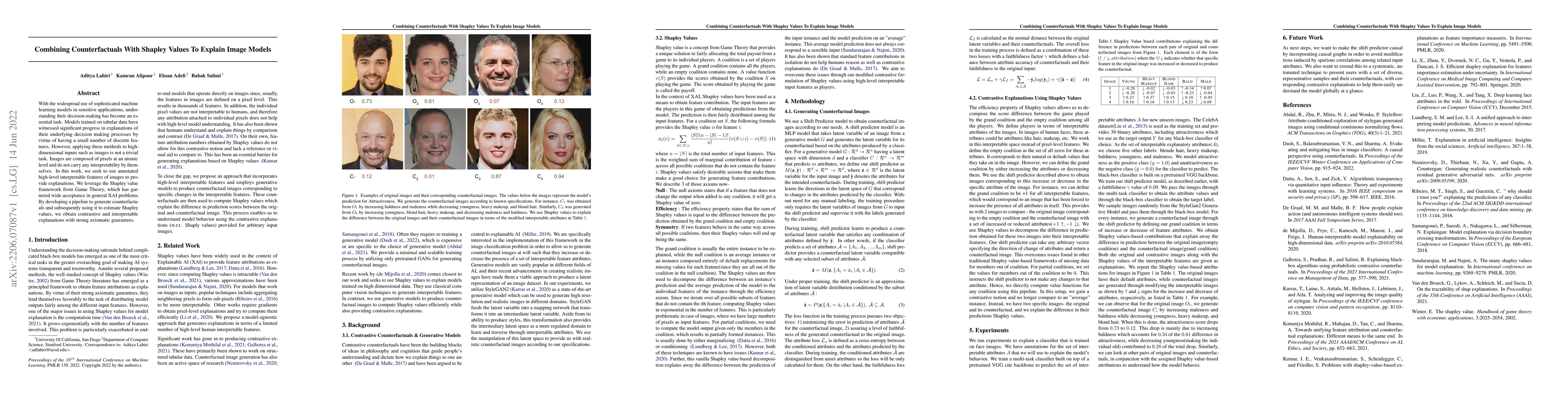 Thumbnail for Combining Counterfactuals With Shapley Values To Explain Image Models