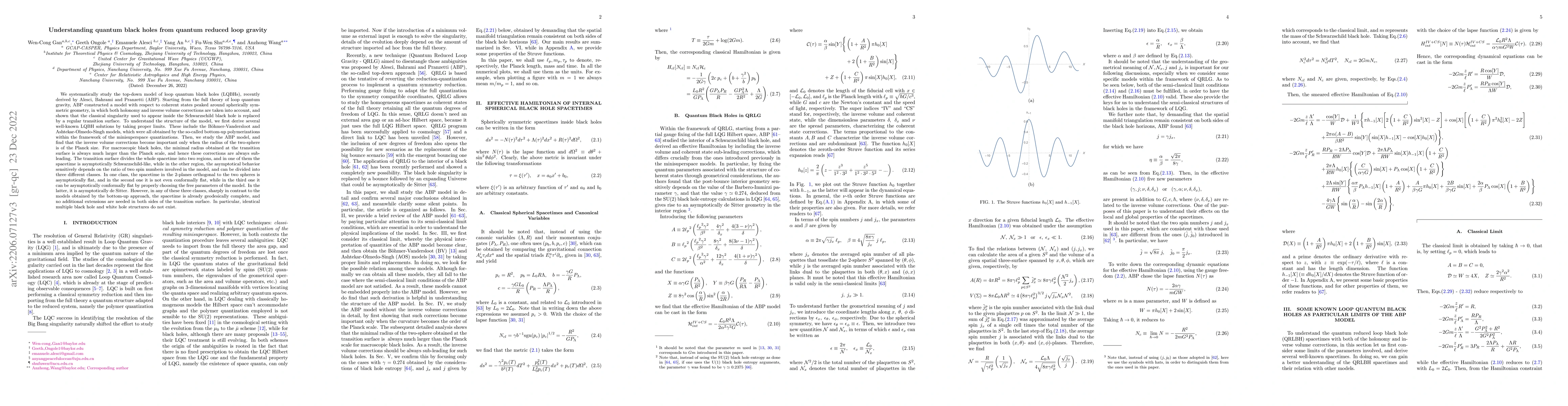 Thumbnail for Understanding quantum black holes from quantum reduced loop gravity