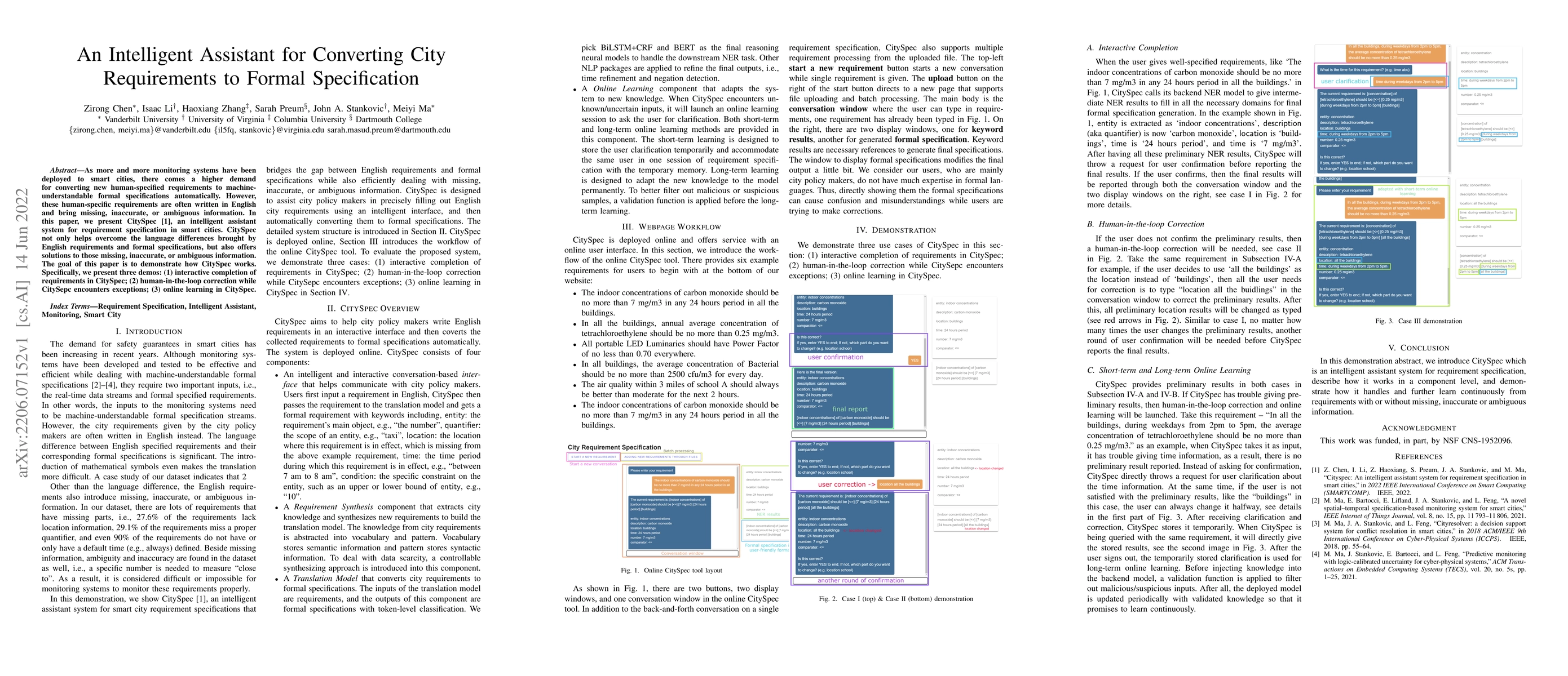 Thumbnail for An Intelligent Assistant for Converting City Requirements to Formal
  Specification