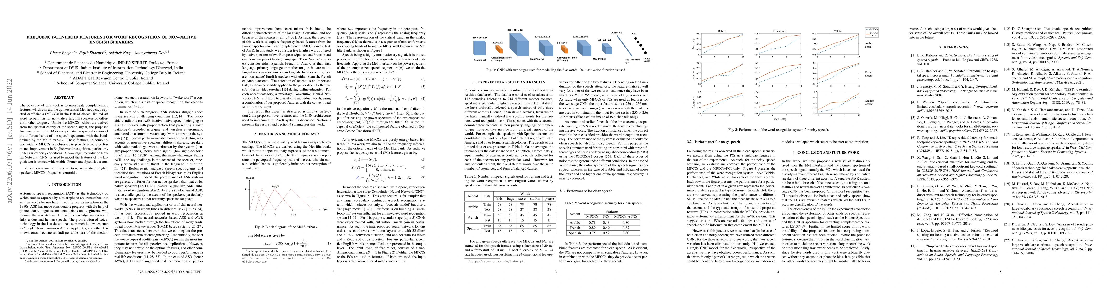 Thumbnail for Frequency-centroid features for word recognition of non-native English
  speakers
