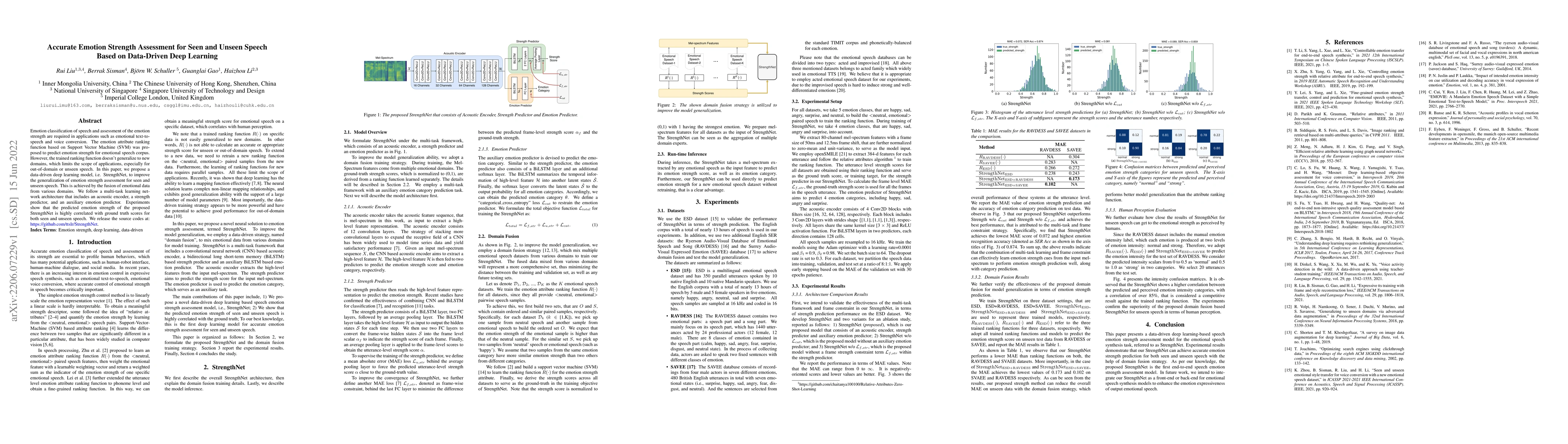Thumbnail for Accurate Emotion Strength Assessment for Seen and Unseen Speech Based on
  Data-Driven Deep Learning