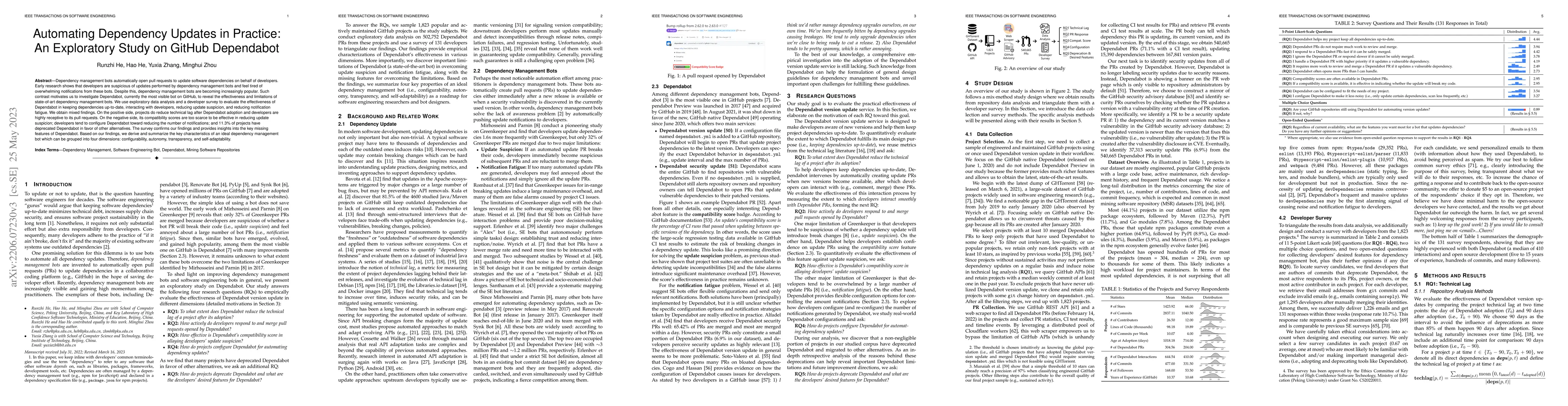 Thumbnail for Automating Dependency Updates in Practice: An Exploratory Study on
  GitHub Dependabot
