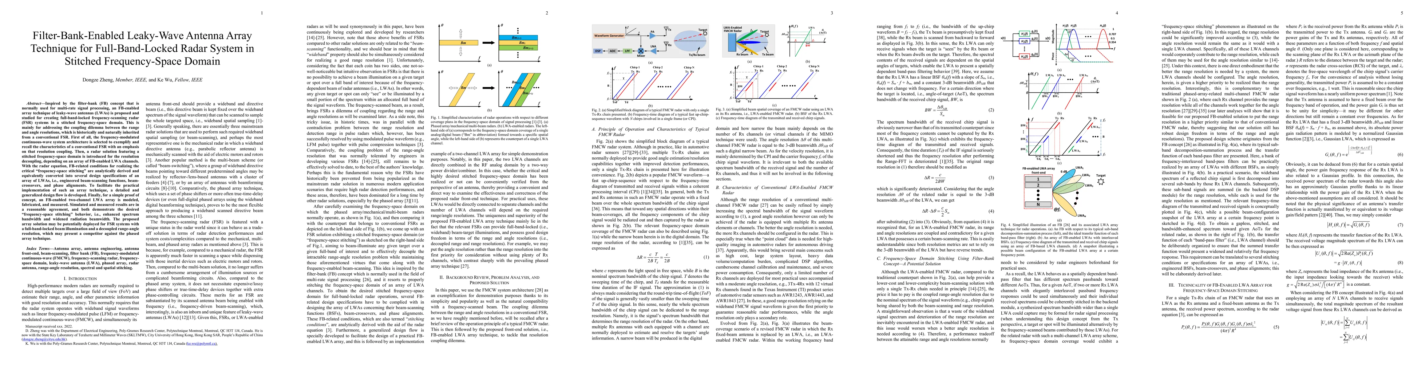 Thumbnail for Filter-Bank-Enabled Leaky-Wave Antenna Array Technique for
  Full-Band-Locked Radar System in Stitched Frequency-Space Domain