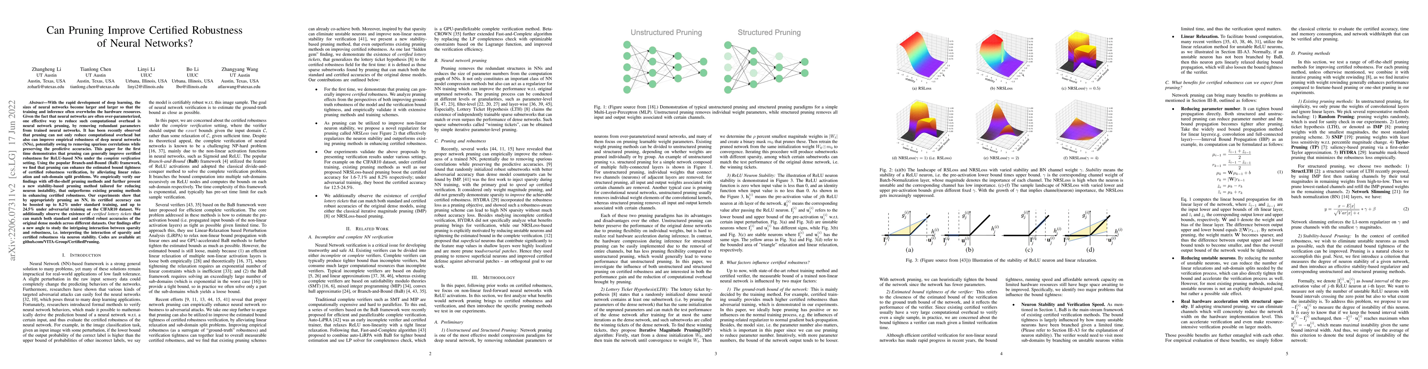 Thumbnail for Can pruning improve certified robustness of neural networks?