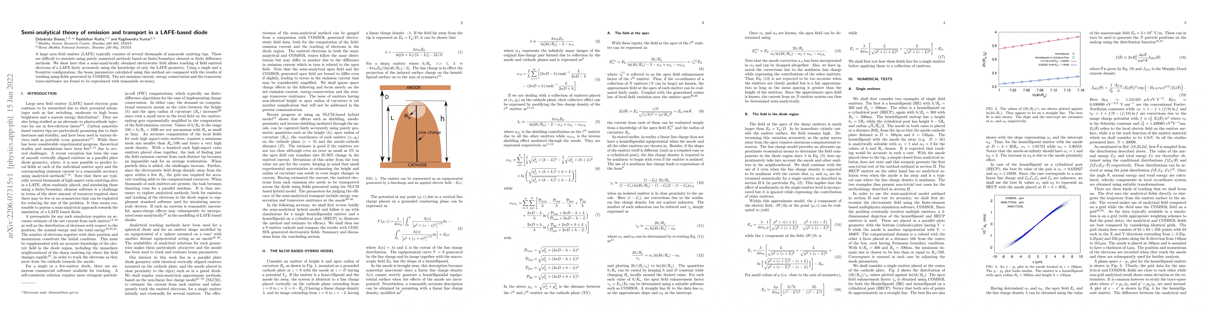 Thumbnail for Semi-analytical theory of emission and transport in a LAFE-based diode