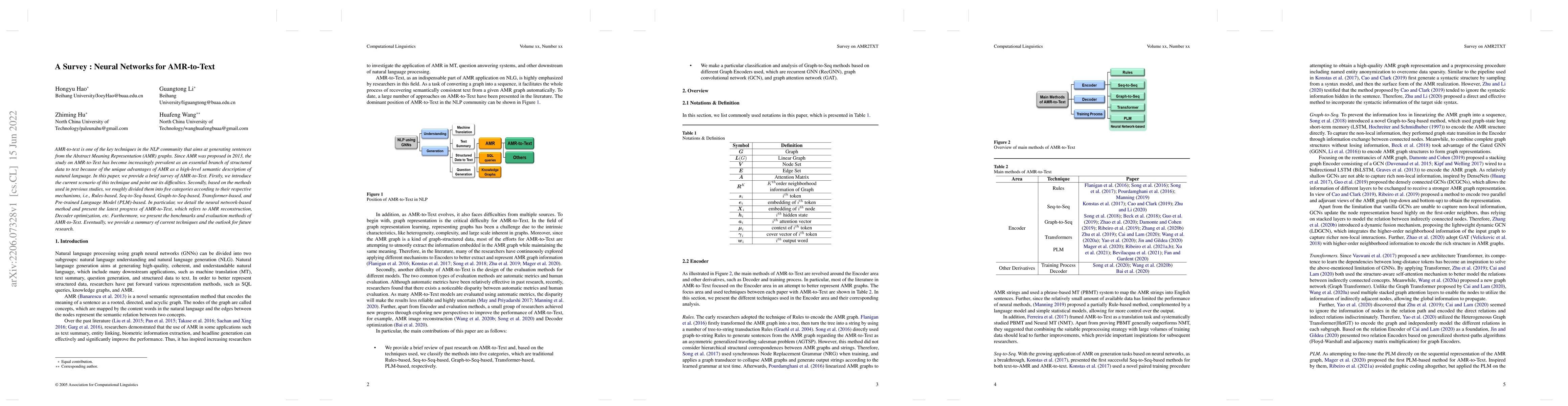 Thumbnail for A Survey : Neural Networks for AMR-to-Text