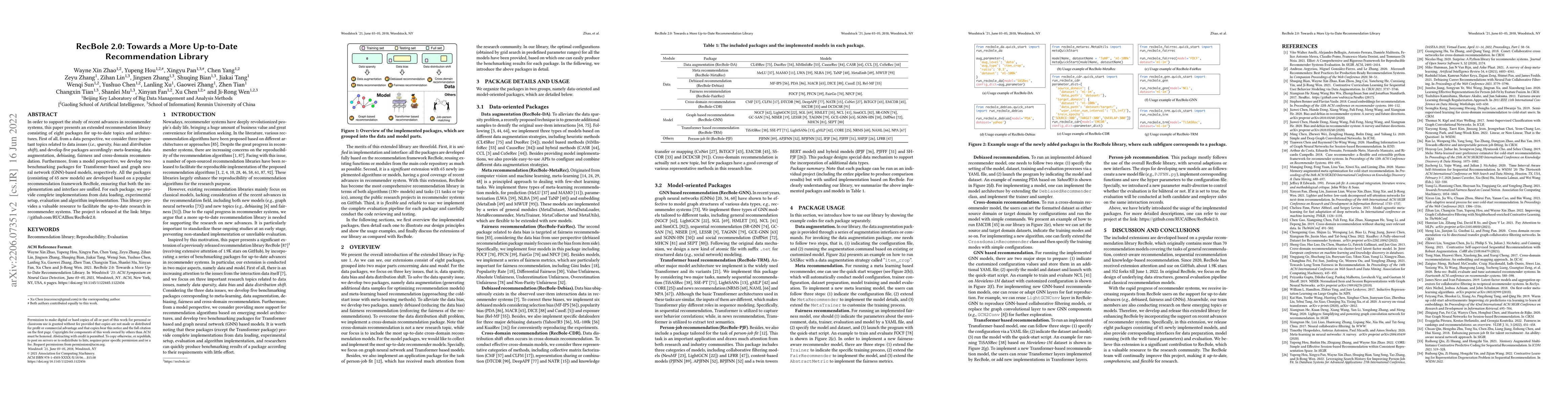 Thumbnail for RecBole 2.0: Towards a More Up-to-Date Recommendation Library