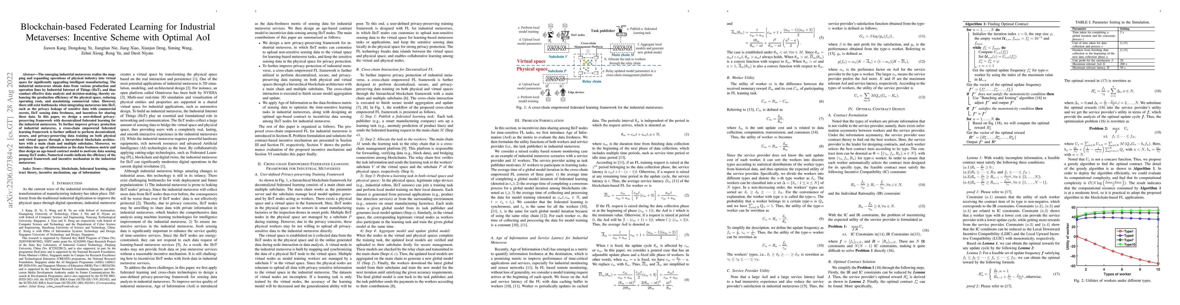 Thumbnail for Blockchain-based Federated Learning for Industrial Metaverses: Incentive
  Scheme with Optimal AoI