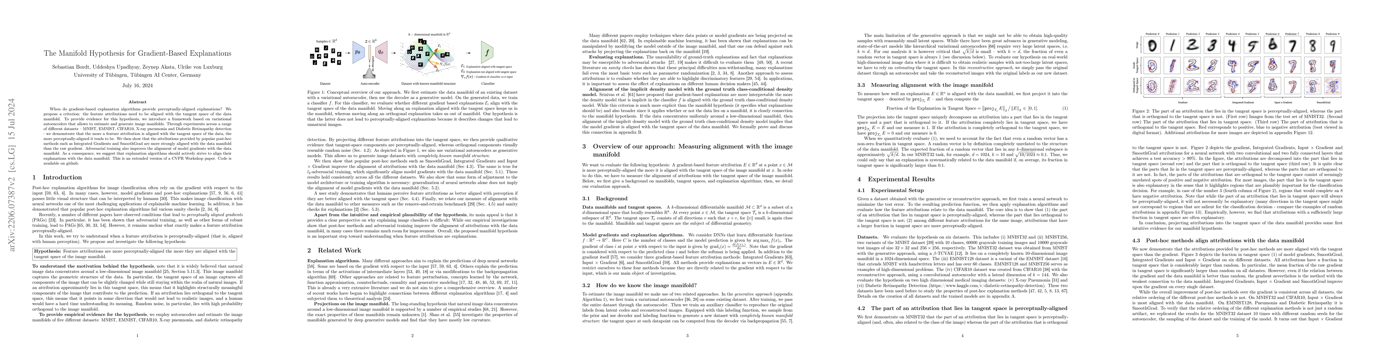 Thumbnail for The Manifold Hypothesis for Gradient-Based Explanations
