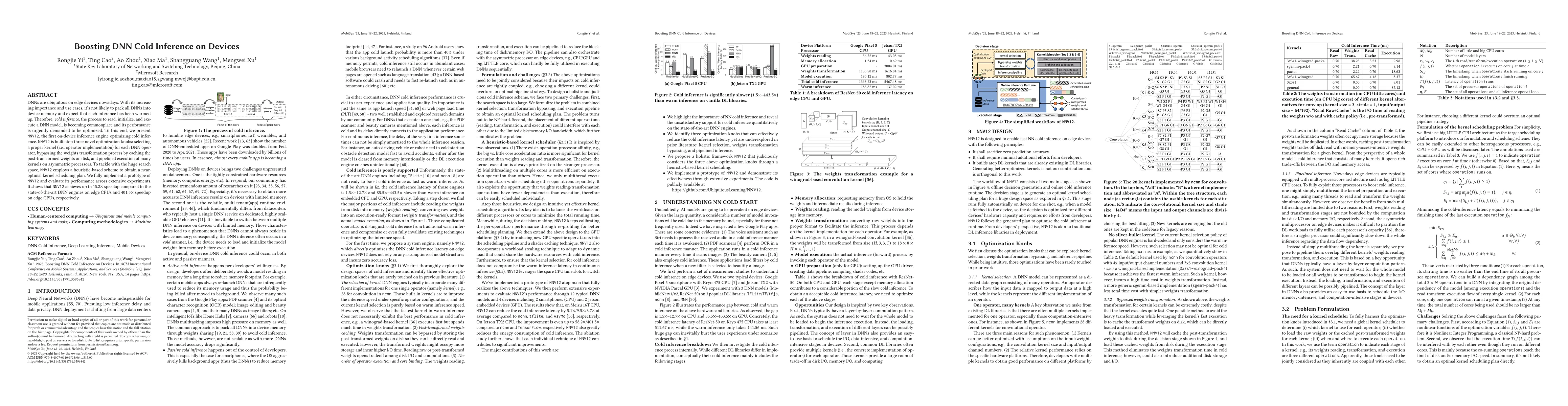 Thumbnail for Boosting DNN Cold Inference on Edge Devices