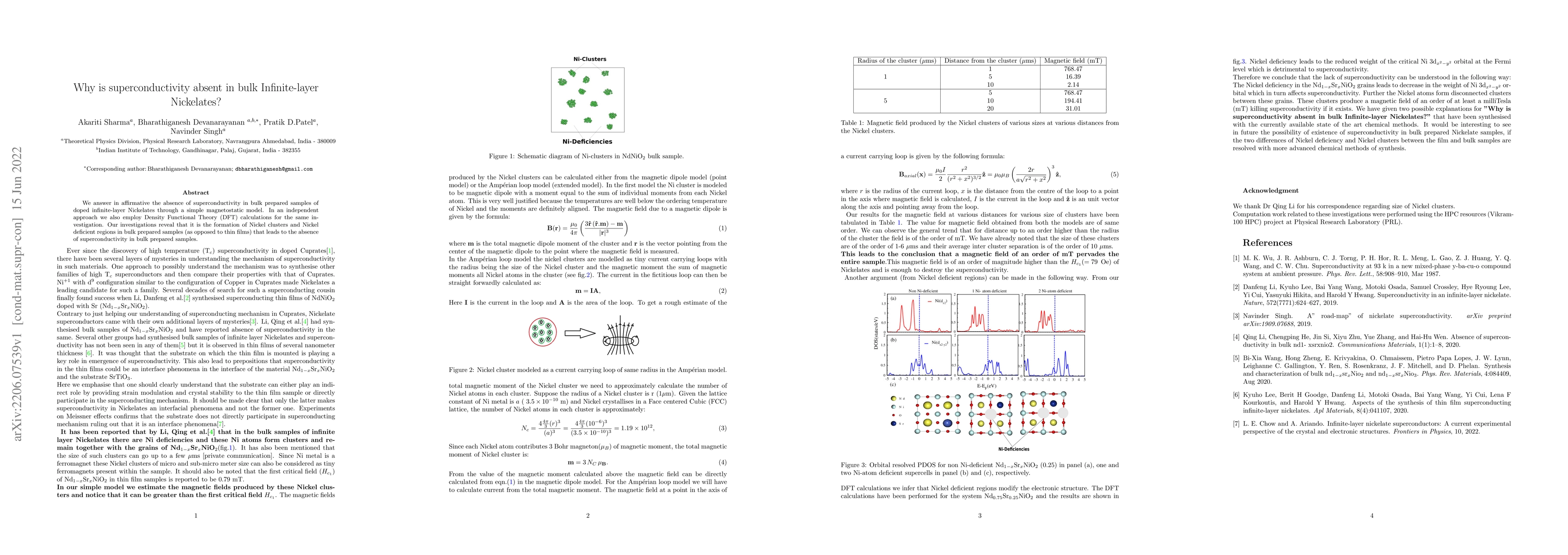 Thumbnail for Why is Superconductivity absent in bulk Infinite-layer Nickelates?