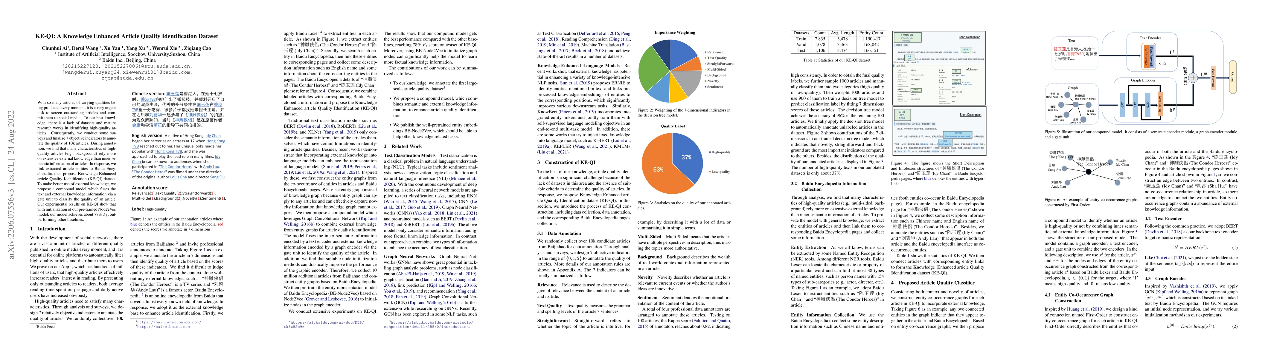 Thumbnail for KE-QI: A Knowledge Enhanced Article Quality Identification Dataset
