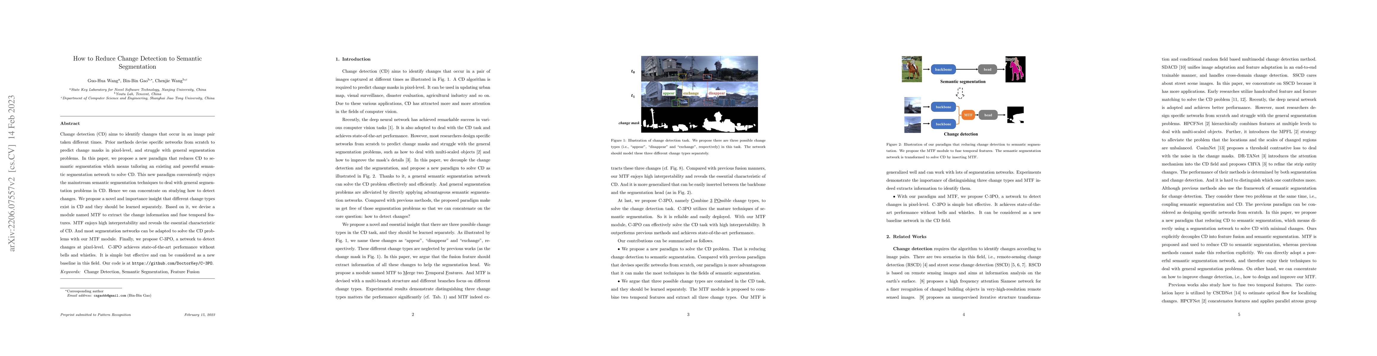 Thumbnail for How to Reduce Change Detection to Semantic Segmentation